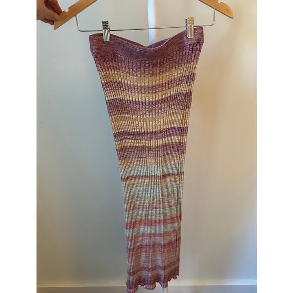 Zimmermann Ribbed Knit Midi Skirt, Size 1 - Picture 4 of 4